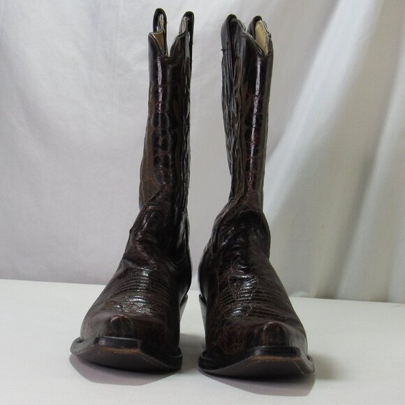 Corral Women’s Embroidered Narrow Square Toe Brown Cowboy, Western Boots Size 9 - Picture 2 of 11